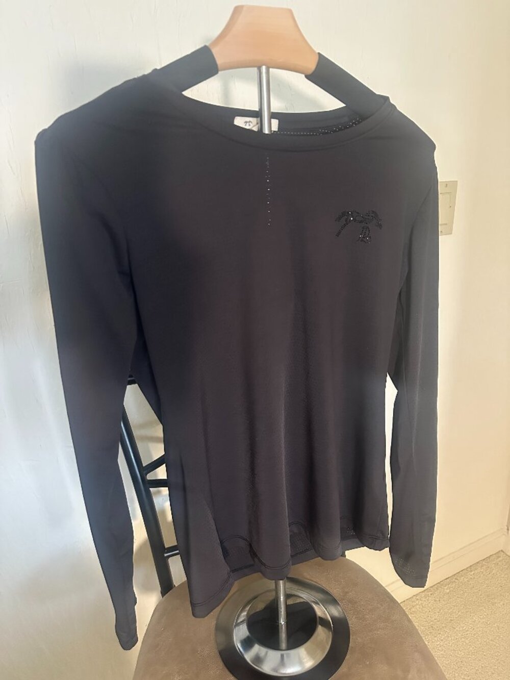 Penelope Equestrienne Long sleeve riding top Mesh fabric breathable Medium